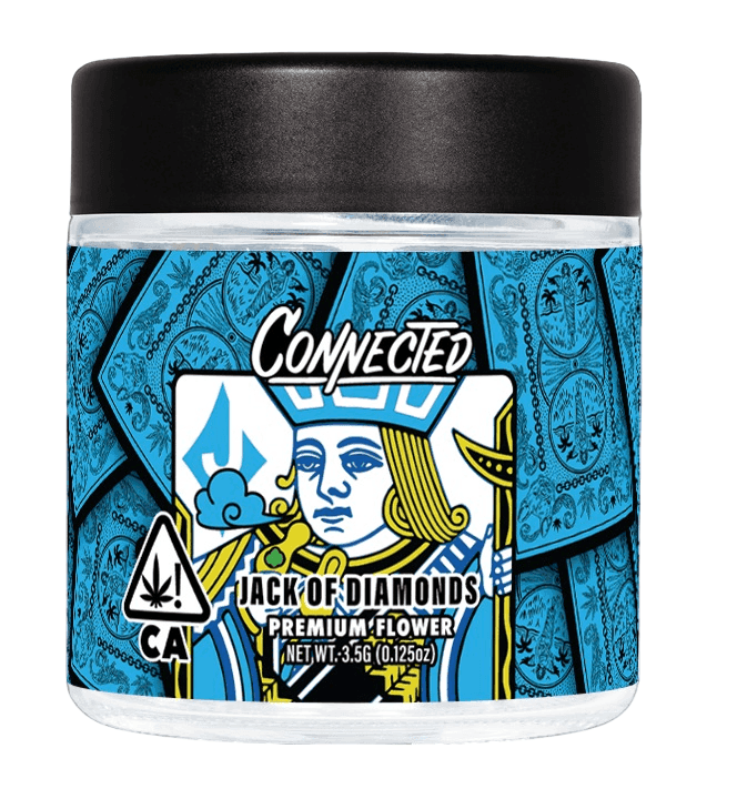 Jack of Diamonds Flowers by Connected, $120.00